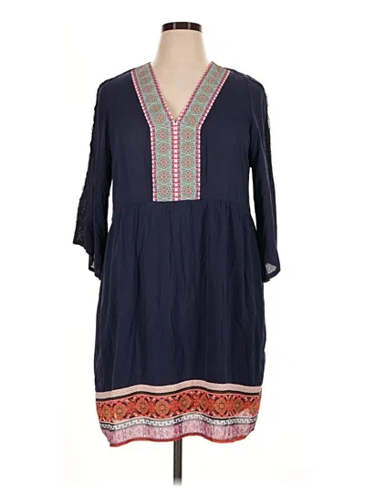Pre-owned White Mark Casual Dress In Blue
