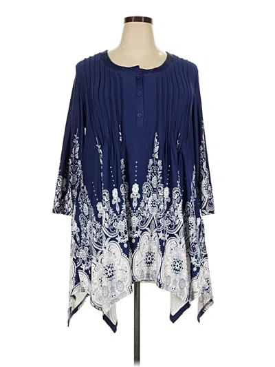 Pre-owned White Mark Casual Dress In Blue
