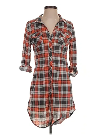 Pre-owned White Mark Casual Dress In Brown