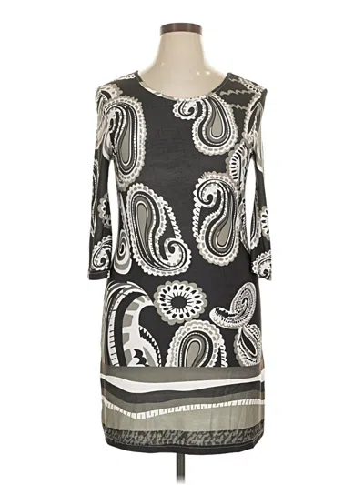 Pre-owned White Mark Casual Dress In Gray