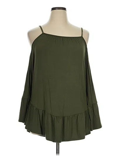 White Mark Casual Dress In Green
