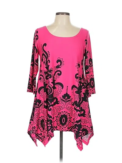 Pre-owned White Mark Casual Dress In Pink