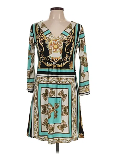 Pre-owned White Mark Casual Dress In Teal