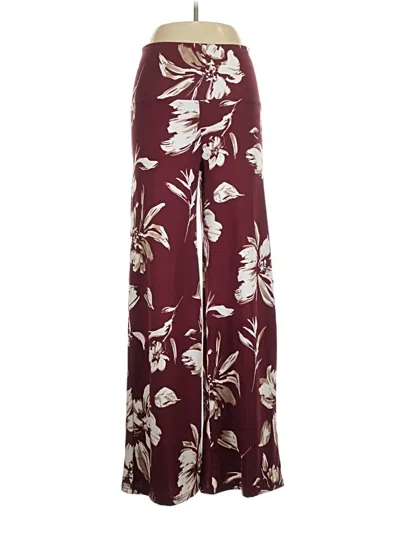 Pre-owned White Mark Casual Pants In Burgundy