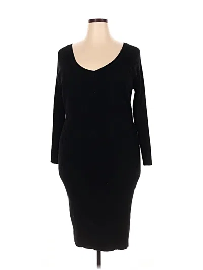 Pre-owned White Mark Cocktail Dress In Black