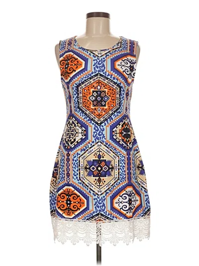 Pre-owned White Mark Cocktail Dress In Blue