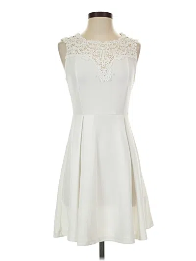 Pre-owned White Mark Cocktail Dress In Ivory