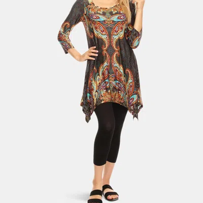 White Mark Marlene Tunic In Multi