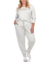 White Mark Women's 2pc Loungewear Set In Gray