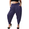 White Mark Plus Womens Knit Pull On Jogger Pants In Blue