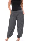 White Mark Plus Harem Pants In Pink
