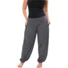 White Mark Plus Harem Pants In Pink