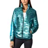 White Mark Plus Womens Faux Fur Cold Weather Puffer Jacket In Blue