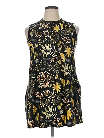 Pre-owned White Mark Sleeveless Blouse In Black