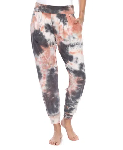 White Mark Plus Size Tie Dye Lounge Jogger Pants In Multi