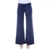 White Mark Womens Mid Rise Wide Leg Palazzo Pant In Blue