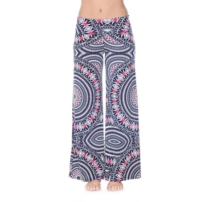 White Mark Womens Mid Rise Wide Leg Palazzo Pant In Red