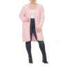 White Mark Womens Plus Midweight Coat In Pink