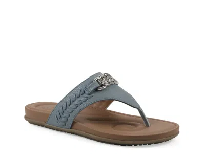 White Mountain Aladdin Sandal In Blue