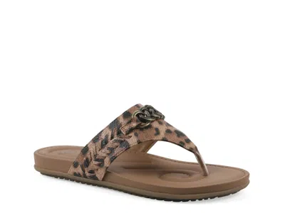 White Mountain Aladdin Sandal In Brown