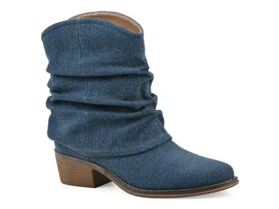White Mountain Alden Bootie In Multi