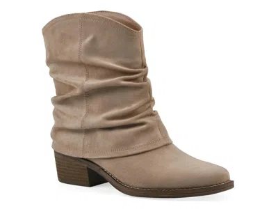 White Mountain Alden Bootie In Gray