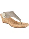 White Mountain All Good Womens Slip On Pumps Heel Sandals In Multi