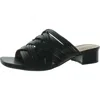 White Mountain Alluvia Low Heel Sandals In Black
