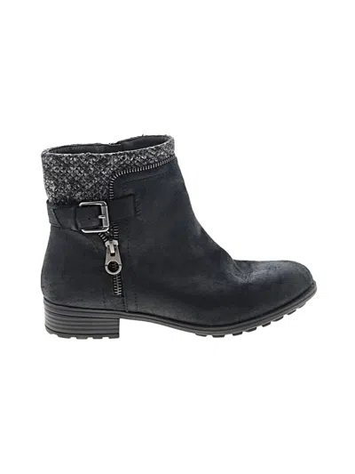 Pre-owned White Mountain Ankle Boots In Black