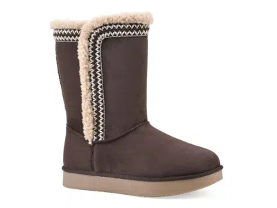 White Mountain Blanca Bootie In Brown