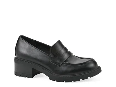 White Mountain Brigetty Penny Loafer In Black