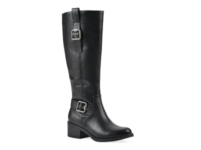 White Mountain Calzone Boot In Black