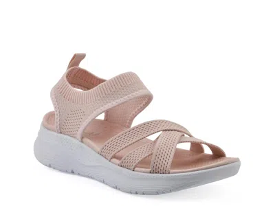 White Mountain Charry Sandal In Pink