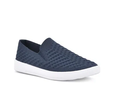 White Mountain Courage Slipon Sneaker In Blue