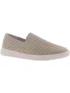 White Mountain Courage Womens Knit Lifestyle Slip-on Sneakers In Grey
