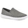 White Mountain Courage Womens Lifestyle Knit Slip-on Sneakers In Multi