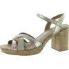 White Mountain Dubonnet Womens Faux Leather Ankle Block Heel In Multi