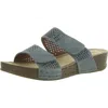 White Mountain Ferula Slide Sandals In Multi