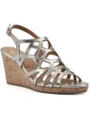 White Mountain Flaming Wedge Sandals In Gold