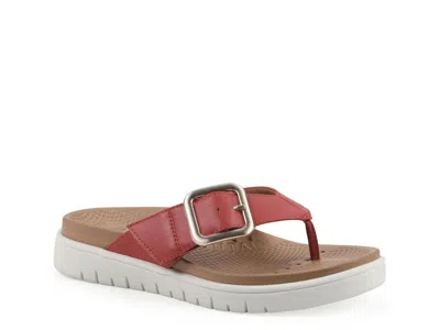 White Mountain Fom  Nalla Recovery Sandal In Red