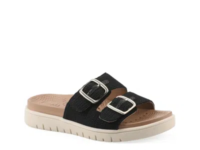 White Mountain Fom  Nanny Recovery Sandal In Animal Print