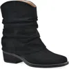 White Mountain Footwear Alden Western Boot In Black