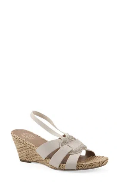 White Mountain Footwear Atavi Wedge Espadrille Sandal