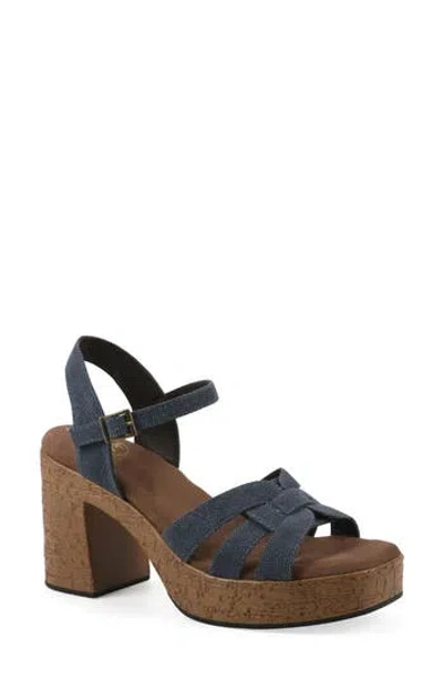 White Mountain Footwear Barista Platform Sandal