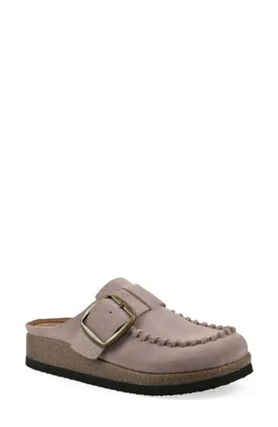 White Mountain Footwear Bayberry Mule In Light Lavender Suede