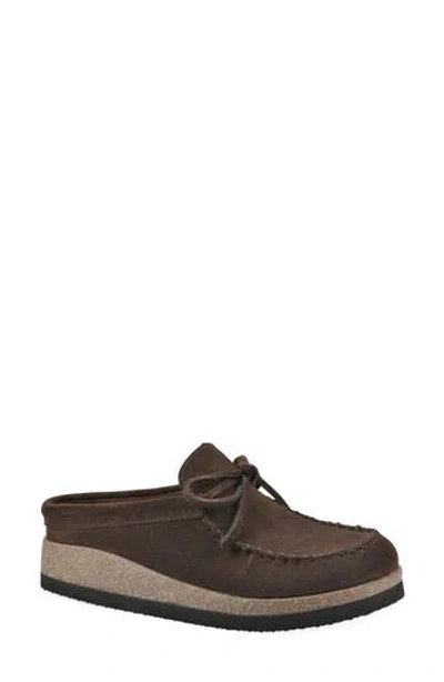 White Mountain Footwear Bayhead Clog In Coco.brown/ Suede