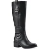 White Mountain Footwear Calzone Knee High Boot In Black