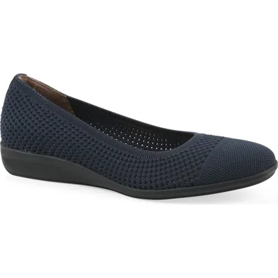 White Mountain Footwear Florian Ballet Flat In Blue