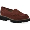 White Mountain Footwear Gunner Lug Sole Platform Loafer