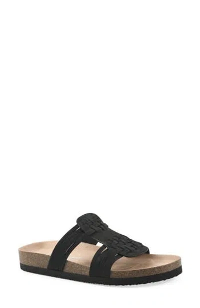 White Mountain Footwear Halicore Slide Sandal In Black